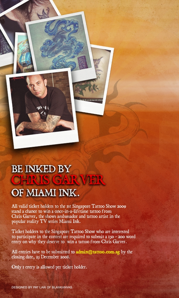 Chris Garver why he should ink YOU Tattoo Contest