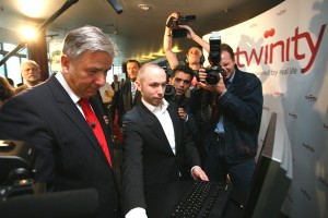 Berlin’s mayor Klaus Wowereit opened the virtual counterpart of Germany’s capital city in Twinity
